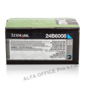  Lexmark originální toner 24B6008, cyan, 3000str., 24B6008, high capacity, Lexmar 