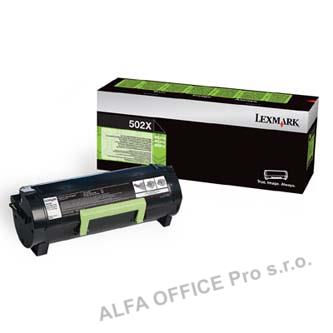  Lexmark originální toner 50F2X00, black, 10000str., 502X, return, extra high cap 