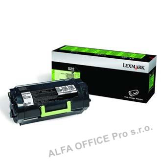  Lexmark originální toner 52D2000, black, 6000str., 522, return, Lexmark MS812de, 