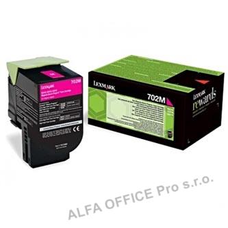  Lexmark originální toner 70C20M0, magenta, 1000str., return, Lexmark CS510de, CS 