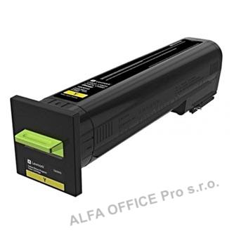  Lexmark originální toner 72K2XY0, yellow, 22000str., return, extra high capacity 