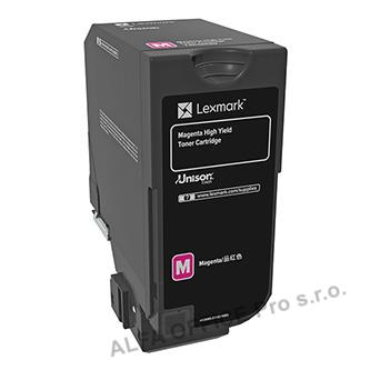  Lexmark originální toner 74C0H30, magenta, 12000str., high capacity, Lexmark CS7 
