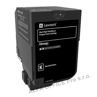  Lexmark originální toner 74C2HK0, black, 20000str., high capacity, Lexmark CS 72 