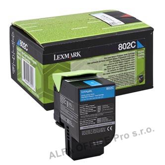  Lexmark originální toner 80C20C0, cyan, 1000str., return, Lexmark CX310dn, CX310 