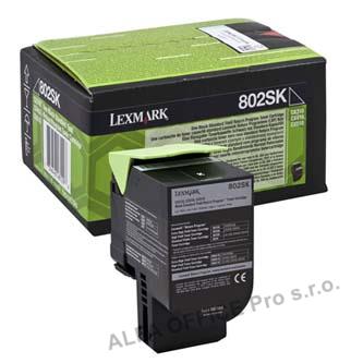  Lexmark originální toner 80C2SK0, black, 2500str., return, Lexmark CX310dn, CX31 