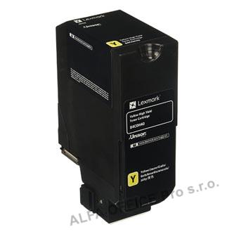  Lexmark originální toner 84C0H40, yellow, 16000str., Lexmark CX725de, CX725dhe, 
