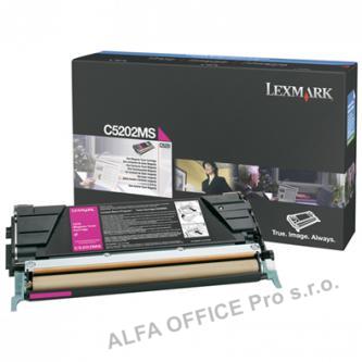  Lexmark originální toner C5202MS, magenta, 1500str., Lexmark C530 