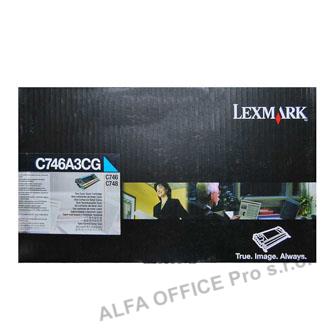  Lexmark originální toner C746A3CG, cyan, 7000str., Lexmark C746DN 