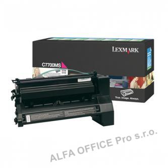  Lexmark originální toner C7700MS, magenta, 6000str., Lexmark C770, C772 