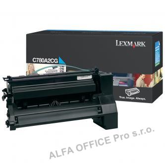  Lexmark originální toner C780A2CG, cyan, 6000str., Lexmark C780, C782 