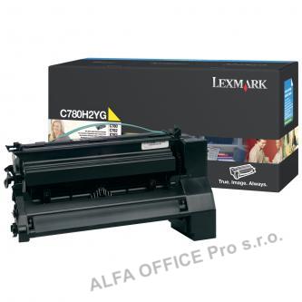  Lexmark originální toner C780H2YG, yellow, 10000str., Lexmark C780, C782, X782 