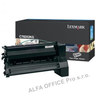  Lexmark originální toner C782X2KG, black, 15000str., extra high capacity, Lexmar 