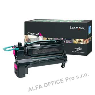  Lexmark originální toner C792X1MG, magenta, 20000str., return, extra high capaci 