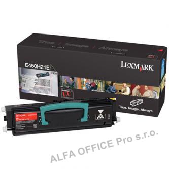  Lexmark originální toner E450H21E, black, 11000str., Lexmark E450 