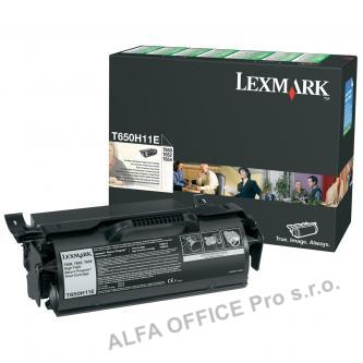  Lexmark originální toner T650H11E, black, 25000str., return, high capacity, Lexm 