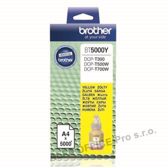 Brother originální ink BT-5000Y, yellow, 5000str., Brother DCP T300, DCP T500W, DCP T700W