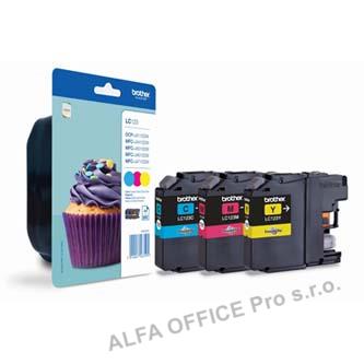 Brother originální ink LC-123RBWBP, cyan/magenta/yellow, 3*600str., Brother MFC-J4510 DW