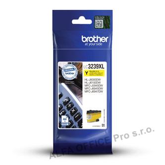 Brother originální ink LC-3239XLY, yellow, 5000str., Brother MFC-J5945DW, MFC-J6945DW, MFC