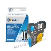  G&G kompatibilní ink s LC-980C, cyan, 260str., NP-B-0061C/1100C/980C, pro Brothe 