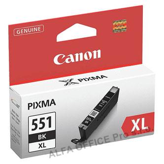 Canon originální ink CLI551BK XL, black, 1130str., 11ml, 6443B001, high capacity, Canon PI