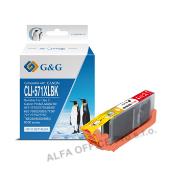  G&G kompatibilní ink s CLI571BK XL, black, 10,8ml, ml NP-C-0CL571XLBK, high capa 