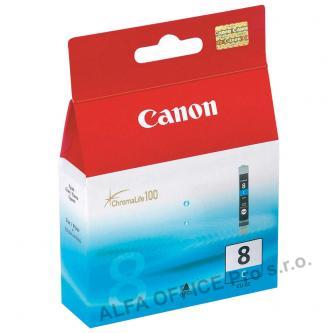 Canon originální ink CLI8C, cyan, blistr s ochranou, 420str., 13ml, 0621B028, 0621B006, Ca