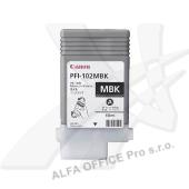 Canon originální ink PFI102MBK, matte black, 130ml, 0894B001, Canon iPF-500, 600, 700, 765