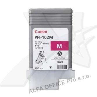 Canon originální ink PFI102M, magenta, 130ml, 0897B001, Canon iPF-500, 600, 700