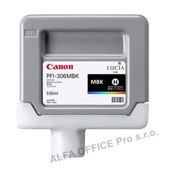 Canon originální ink PFI306MBK, matte black, 330ml, 6656B001, Canon iPF-8300