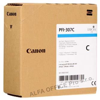 Canon originální ink PFI307C, cyan, 330ml, 9812B001, Canon iPF-830, 840, 850