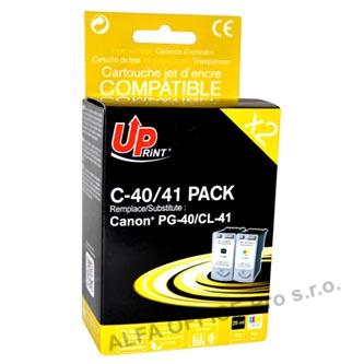 UPrint kompatibilní ink s PG40+CL41, black/color, 25+3x18ml, C-40/41 PACK, pro Canon iP160