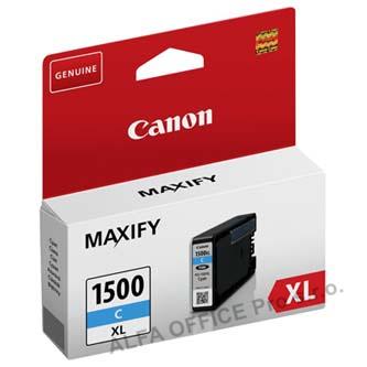 Canon originální ink PGI 1500XL, cyan, 12ml, 9193B001, high capacity, Canon MAXIFY MB2050,