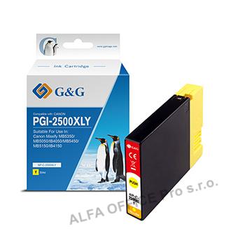  G&G kompatibilní ink s PGI 2500XL, yellow, NP-C-2500XLY/C, pro Canon MAXIFY iB40 