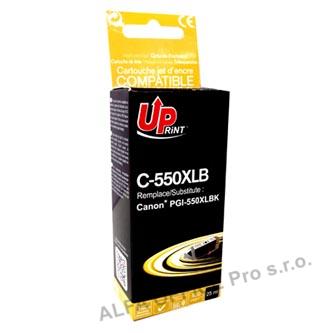 UPrint kompatibilní ink s PGI550BK XL, black, 25ml, C-550XLB, high capacity, pro Canon Pix