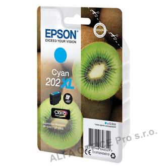 Epson originální ink C13T02H24010, 202 XL, cyan, 8.5ml, Epson XP-6000, XP-6005