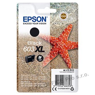  Epson originální ink C13T03A14010, 603XL, black, 8.9ml, Epson Expression Home XP 