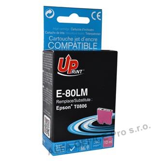 UPrint kompatibilní ink s C13T08064011, light magenta, 11ml, E-80LM, pro Epson R265, RX560