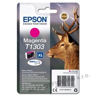 Epson originální ink C13T13034012, T1303, magenta, 765str., 10,1ml, Epson Stylus Office BX