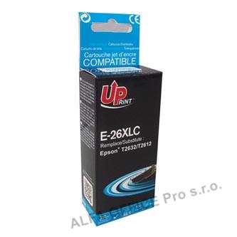 UPrint kompatibilní ink s C13T26324010, T263240, 26XL, cyan, 700str., 15ml, E-26XLC, pro E