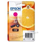 Epson originální ink C13T33434012, T33, magenta, 4,5ml, Epson Expression Home a Premium XP