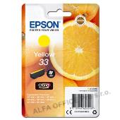 Epson originální ink C13T33444012, T33, yellow, 4,5ml, Epson Expression Home a Premium XP-