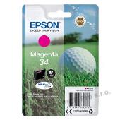 Epson originální ink C13T34634010, T346340, magenta, 4.2ml, Epson WF-3720DWF, 3725DWF