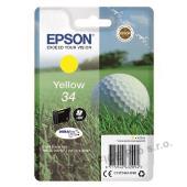 Epson originální ink C13T34644010, T346440, yellow, 4.2ml, Epson WF-3720DWF, 3725DWF