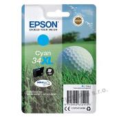 Epson originální ink C13T34724010, T347240, 34XL, cyan, 10.8ml, Epson WF-3720DWF, 3725DWF