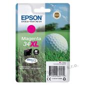 Epson originální ink C13T34734010, T347340, 34XL, magenta, 10.8ml, Epson WF-3720DWF, 3725D
