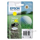 Epson originální ink C13T34744010, T347440, 34XL, yellow, 10.8ml, Epson WF-3720DWF, 3725DW