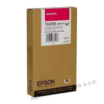 Epson originální ink C13T603B00, magenta, 220ml, Epson Stylus Pro 7800, 9800