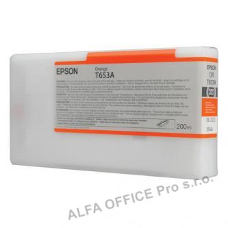Epson originální ink C13T653A00, orange, 200ml, Epson Stylus Pro 4900
