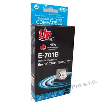 UPrint kompatibilní ink s C13T70114010, black, 3200str., 60ml, E-701B, Epson WorkForce Pro