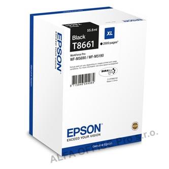 Epson originální ink C13T865140, T8651, XXL, black, 10000str., 221ml, 1ks, Epson WorkForce